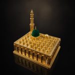 مجسم الحرم النبوي الشريف مع المصحف